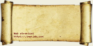 Vuk Đaković vizit kartica